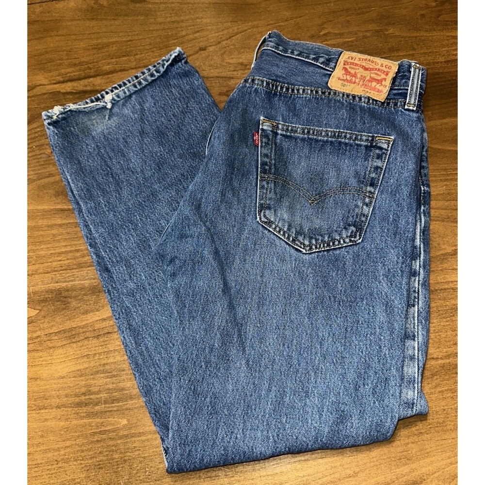 501 Original Fit Jeans Button Fly Medium Wash W34 L30